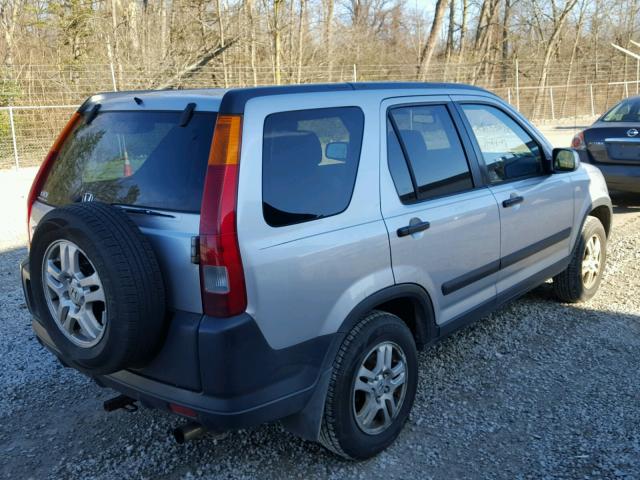 JHLRD78804C018570 - 2004 HONDA CR-V EX SILVER photo 4