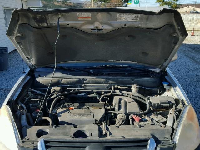 JHLRD78804C018570 - 2004 HONDA CR-V EX ვერცხლისფერი ფოტო 7