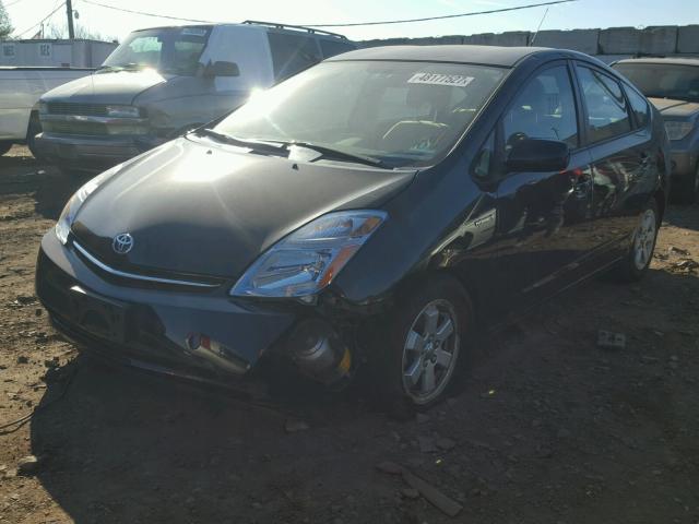 JTDKB20U483355040 - 2008 TOYOTA PRIUS BLACK photo 2