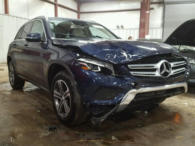 WDC0G4KB4HF167143 - 2017 MERCEDES-BENZ GLC 300 4M BLUE photo 1