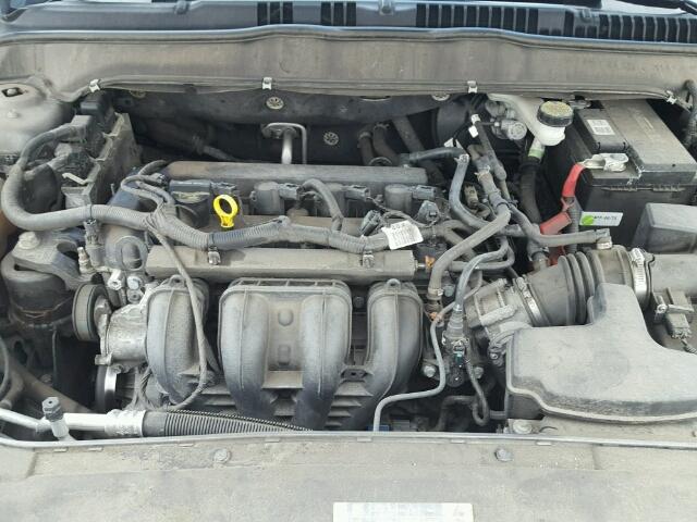 1FA6P0H71E5376827 - 2014 FORD FUSION SE GRAY photo 7