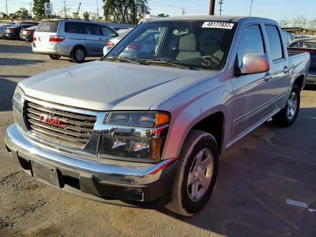 1GTD5MFE0C8107570 - 2012 GMC CANYON SLE SILVER photo 2