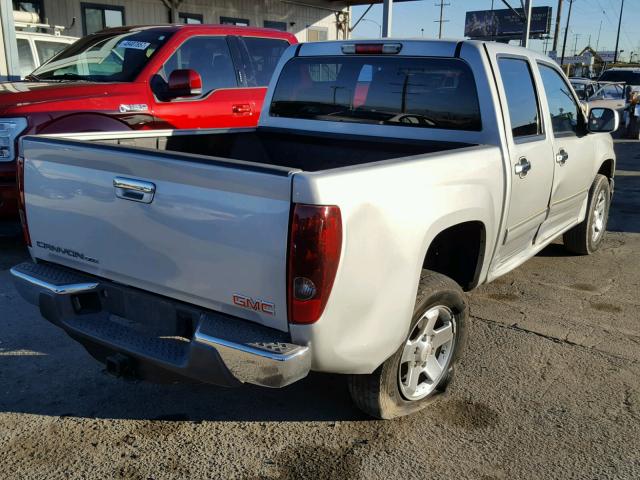 1GTD5MFE0C8107570 - 2012 GMC CANYON SLE SILVER photo 4