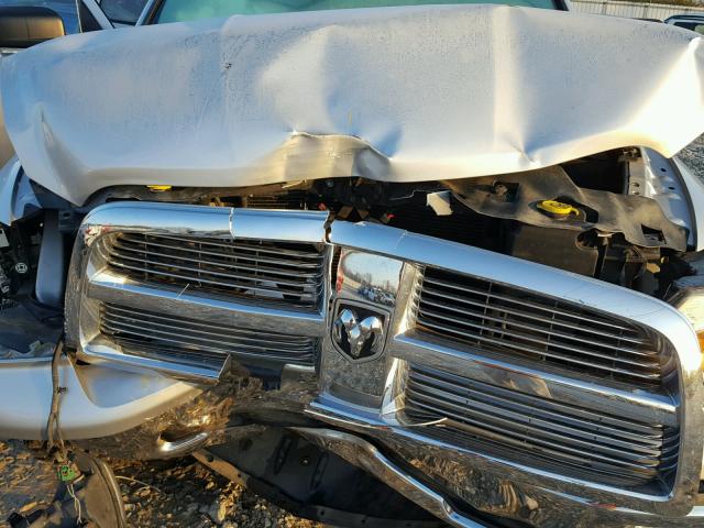 1D7RV1CT7AS117879 - 2010 DODGE RAM 1500 SILVER photo 7