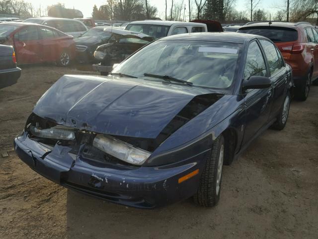 1G8ZK5276XZ140059 - 1999 SATURN SL2 BLUE photo 2