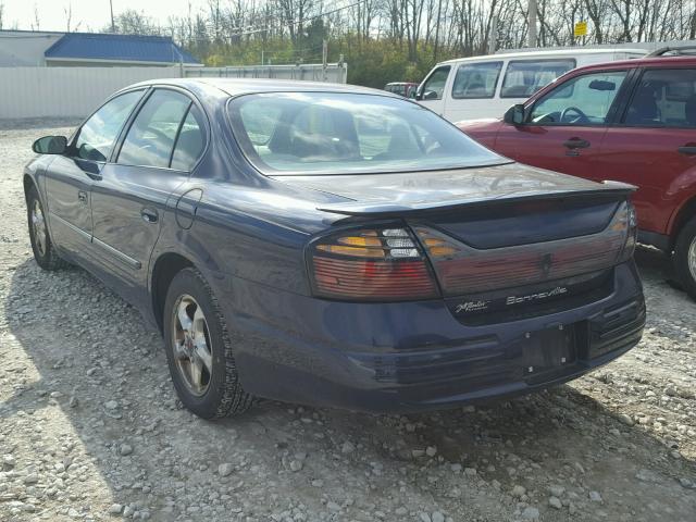 1G2HX52K14U178982 - 2004 PONTIAC BONNEVILLE BLUE photo 3