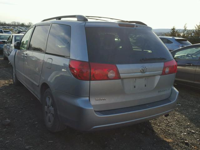 5TDZK23C19S258038 - 2009 TOYOTA SIENNA SILVER photo 3