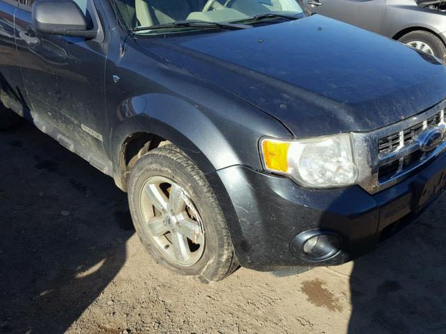 1FMCU93168KE63413 - 2008 FORD ESCAPE XLT CHARCOAL photo 9