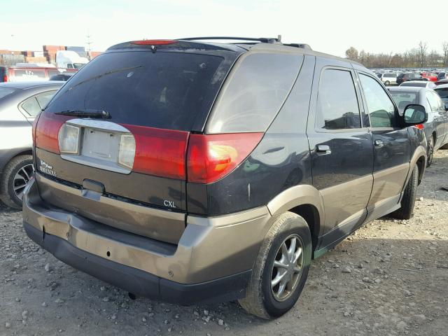 3G5DB03E04S504265 - 2004 BUICK RENDEZVOUS BLACK photo 4