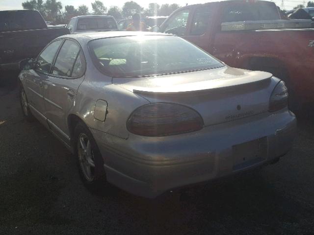 1G2WP52K0XF250612 - 1999 PONTIAC GRAND PRIX SILVER photo 3