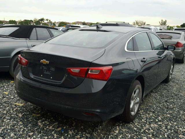 1G1ZB5ST9HF139275 - 2017 CHEVROLET MALIBU LS ნაცრისფერი ფოტო 4