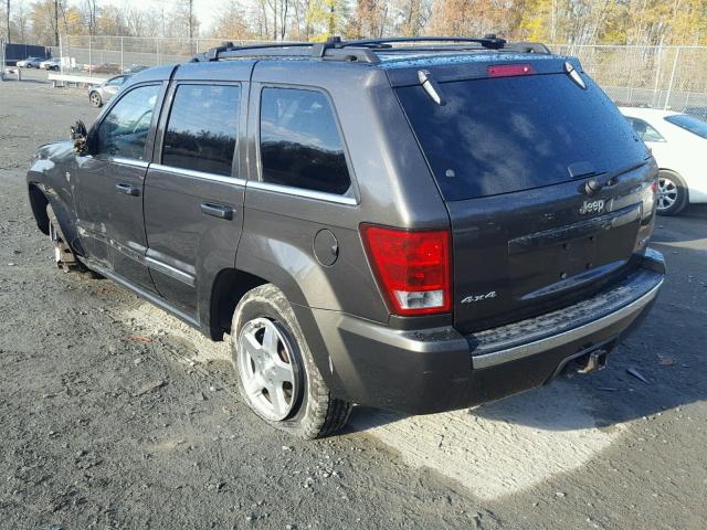 1J8HR58NX5C565361 - 2005 JEEP GRAND CHER GRAY photo 3