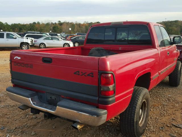 3B7HF13Y3WG192365 - 1998 DODGE RAM 1500 RED photo 4