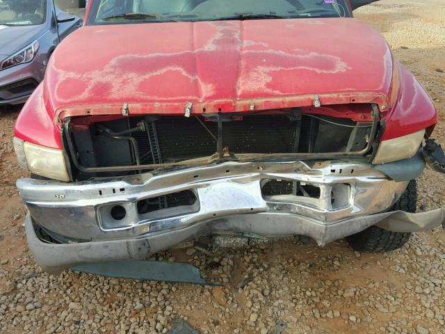 3B7HF13Y3WG192365 - 1998 DODGE RAM 1500 RED photo 9