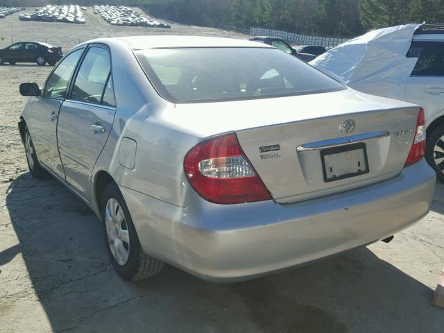 4T1BE32K43U766526 - 2003 TOYOTA CAMRY LE ვერცხლისფერი ფოტო 3