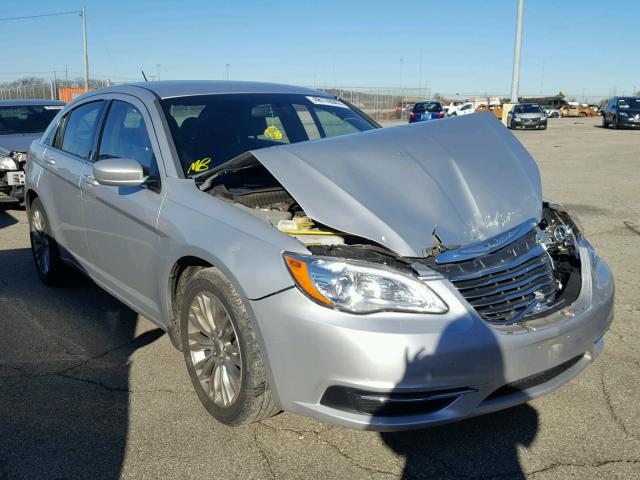 1C3CCBAB1CN127707 - 2012 CHRYSLER 200 LX SILVER photo 1