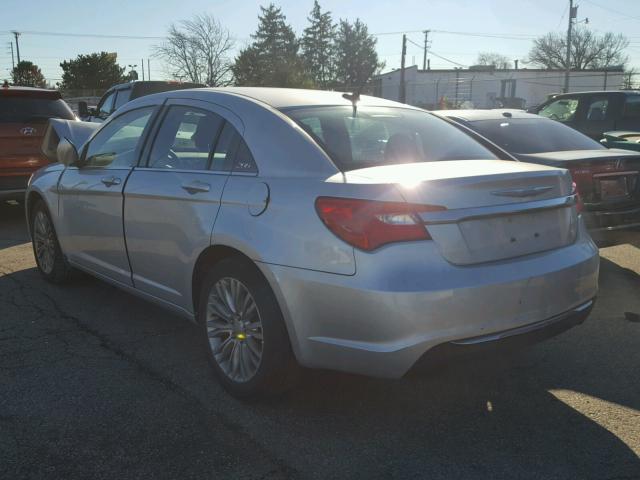 1C3CCBAB1CN127707 - 2012 CHRYSLER 200 LX SILVER photo 3