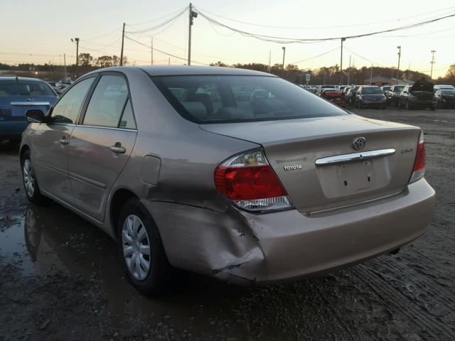 4T1BE32K25U630401 - 2005 TOYOTA CAMRY LE BEIGE photo 3