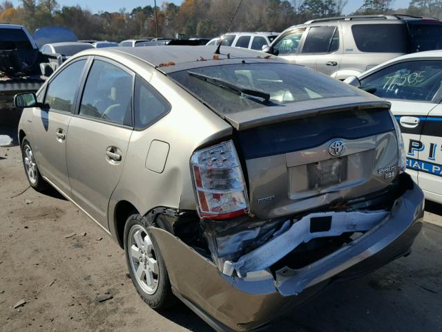 JTDKB20U683301402 - 2008 TOYOTA PRIUS GOLD photo 3