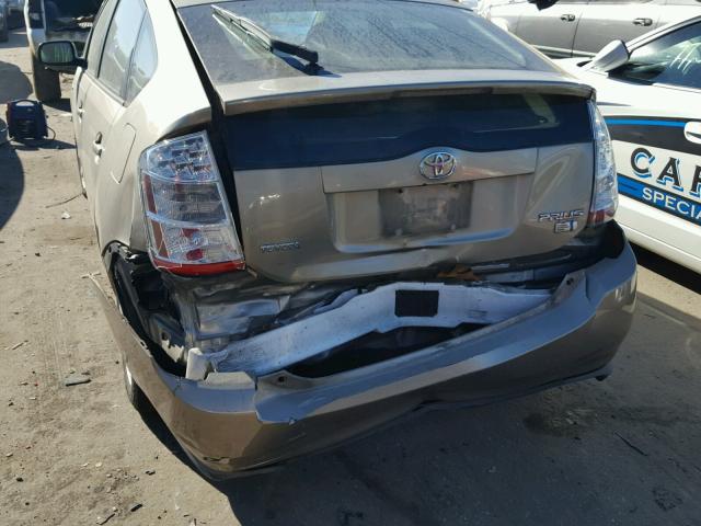 JTDKB20U683301402 - 2008 TOYOTA PRIUS GOLD photo 9