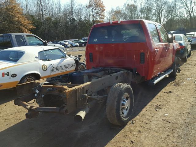 1GTHK33698F198701 - 2008 GMC SIERRA K35 RED photo 4