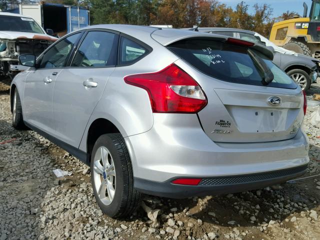 1FADP3K20DL186923 - 2013 FORD FOCUS SE SILVER photo 3