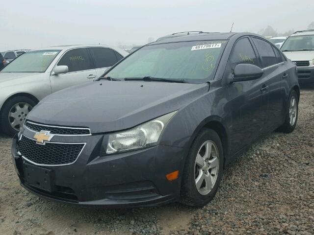 1G1PG5S95B7160817 - 2011 CHEVROLET CRUZE LT GRAY photo 2