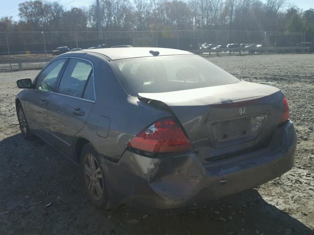 1HGCM56897A141019 - 2007 HONDA ACCORD EX TAN photo 3