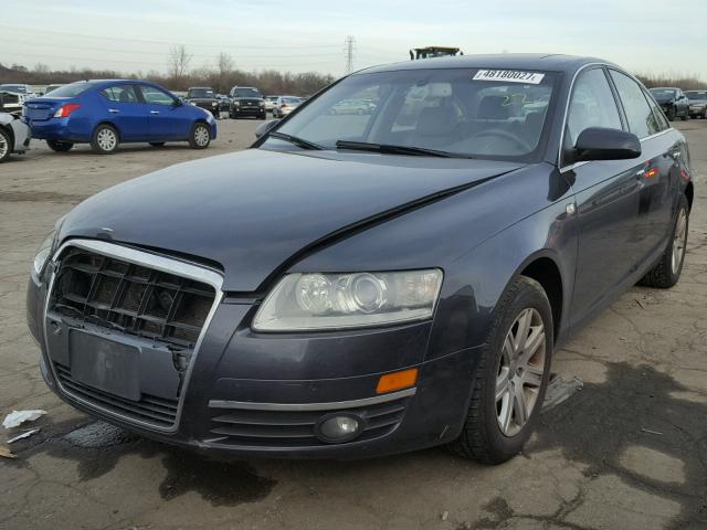 WAUAH74F46N126813 - 2006 AUDI A6 3.2 GRAY photo 2