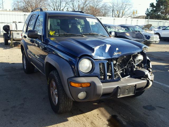 1J4GL48K62W251893 - 2002 JEEP LIBERTY SP BLUE photo 1