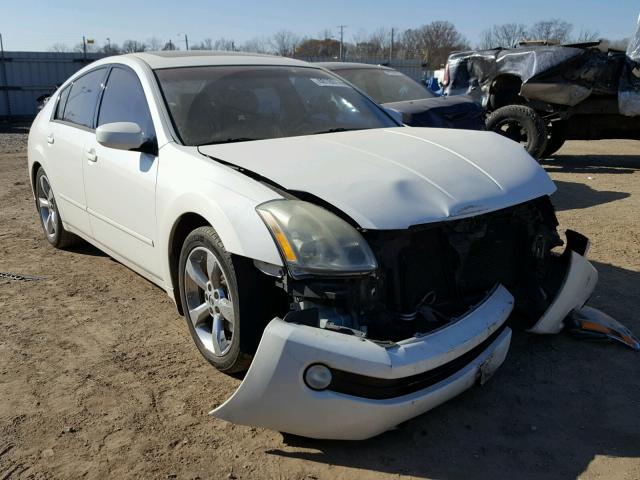 1N4BA41E56C835029 - 2006 NISSAN MAXIMA SE WHITE photo 1