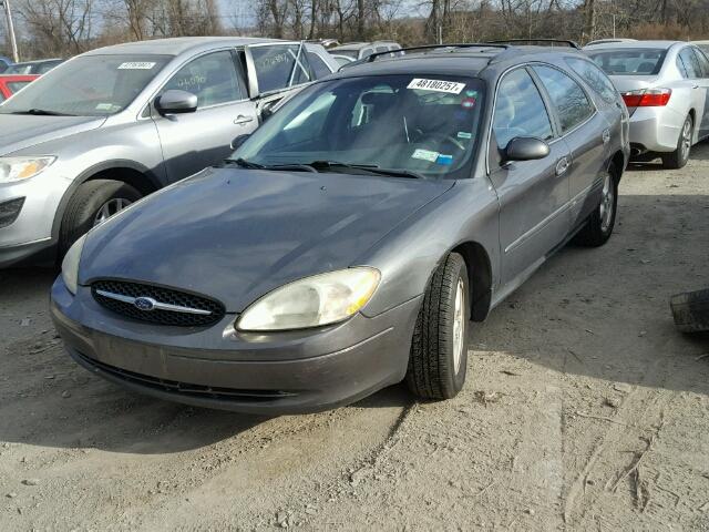 1FAFP58U32G167611 - 2002 FORD TAURUS SE GRAY photo 2