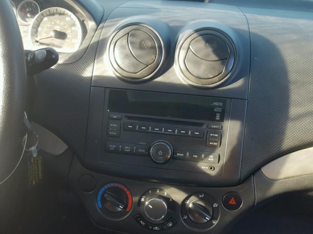 KL1TD66E39B672991 - 2009 CHEVROLET AVEO LS 红色 照片 9