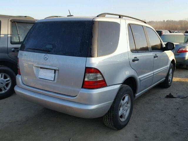 4JGAB54E81A265385 - 2001 MERCEDES-BENZ ML 320 SILVER photo 4