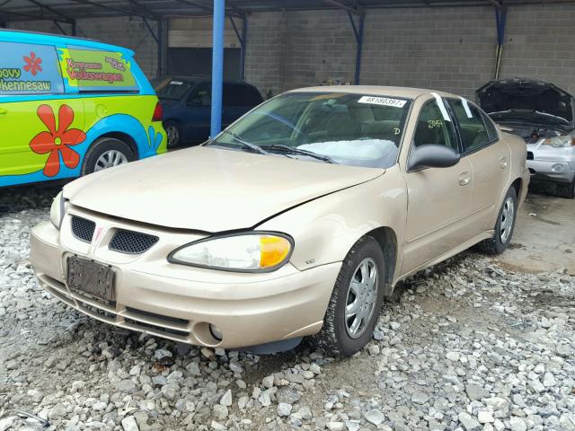 1G2NF52E84C252775 - 2004 PONTIAC GRAND AM S GOLD photo 2