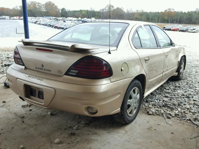 1G2NF52E84C252775 - 2004 PONTIAC GRAND AM S GOLD photo 4