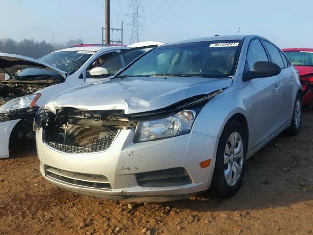 1G1PA5SH9D7237328 - 2013 CHEVROLET CRUZE LS SILVER photo 2