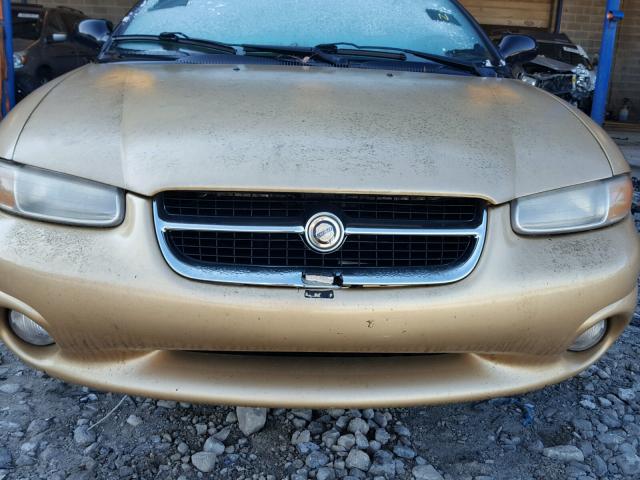 3C3EL55H3VT584451 - 1997 CHRYSLER SEBRING JX GOLD photo 9