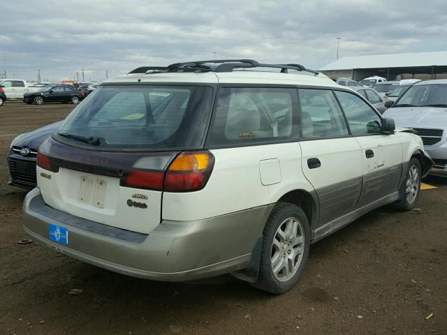 4S3BH665237641864 - 2003 SUBARU LEGACY OUT WHITE photo 4