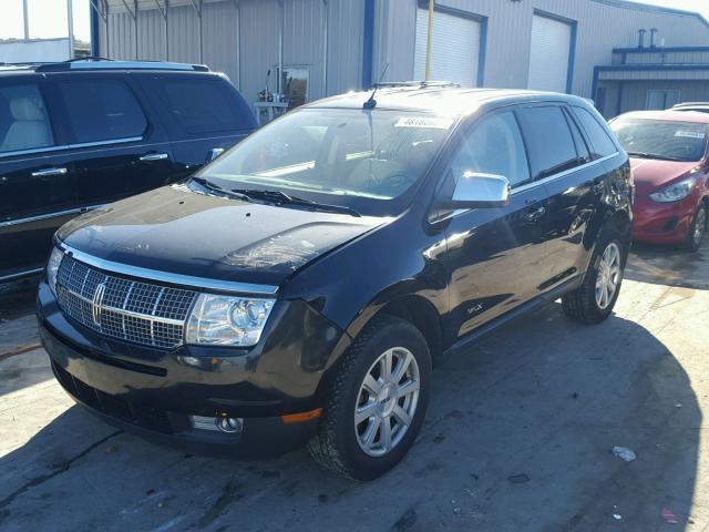 2LMDU88C67BJ37214 - 2007 LINCOLN MKX BLACK photo 2