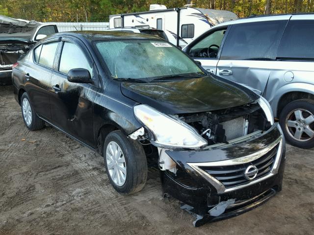 3N1CN7AP2FL900206 - 2015 NISSAN VERSA S BLACK photo 1