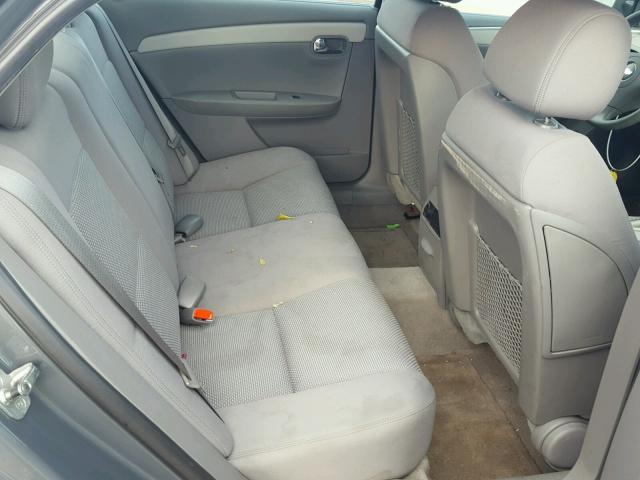 1G1ZG57B294158314 - 2009 CHEVROLET MALIBU LS ნაცრისფერი ფოტო 6
