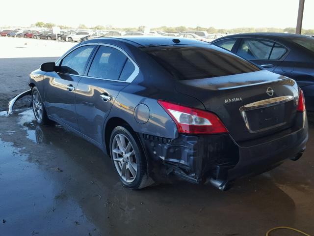 1N4AA51E39C849937 - 2009 NISSAN MAXIMA S GRAY photo 3