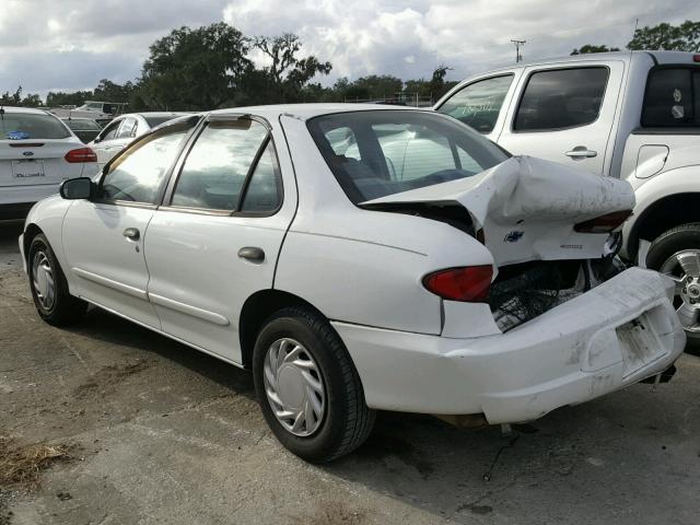 1G1JC524027196937 - 2002 CHEVROLET CAVALIER B WHITE photo 3