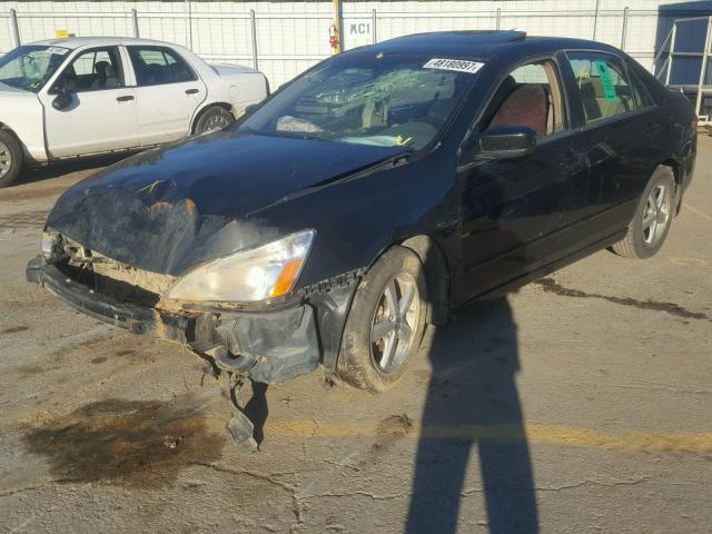 1HGCM56603A077932 - 2003 HONDA ACCORD EX BLACK photo 2