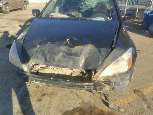 1HGCM56603A077932 - 2003 HONDA ACCORD EX BLACK photo 7