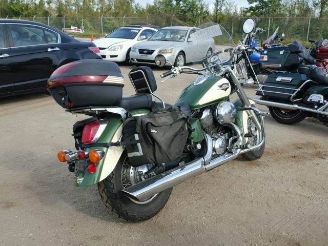 JH2RC4463XM103850 - 1999 HONDA VT750 CD2 绿色 照片 4