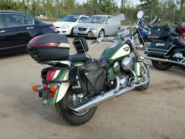 JH2RC4463XM103850 - 1999 HONDA VT750 CD2 GREEN photo 4