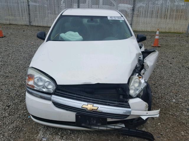 1G1ZT52895F341716 - 2005 CHEVROLET MALIBU LS 白色 照片 9