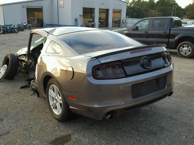 1ZVBP8AM6E5256204 - 2014 FORD MUSTANG GRAY photo 3